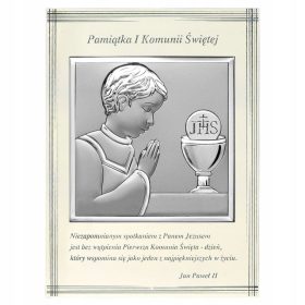    Szentáldozási kép - az elsőáldozás emléktárgya fiúknak 15,5x21