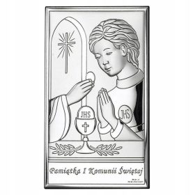    Szentáldozási kép, elsőáldozás emléktárgya fiúknak, 6,5x11 cm