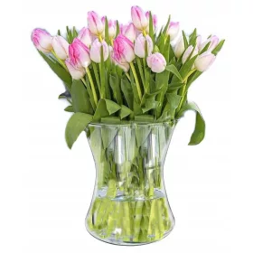 Virágváza - CIKKSZÁM váza, üveg, 11 x 17cm