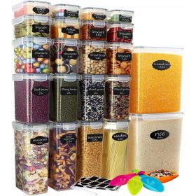   Élelmiszertartó - 22 DARABOS MŰANYAG ÉTELTARTÓ KÉSZLET AJÁNDÉK + INGYENES