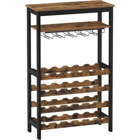   Bortartó - Bortartó, tetőtéri polc, rusztikus üvegakasztó