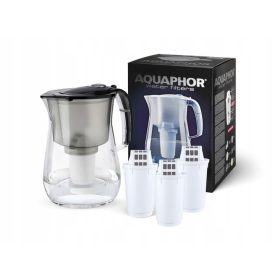    Aquaphor szűrőkanna Aquaphor Provence kancsó + 3 betét A5, fekete 4,2 l fekete