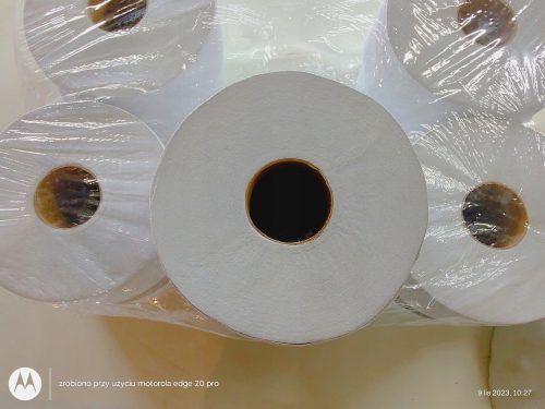Vécé papír - Jumbo White WC papír x 12