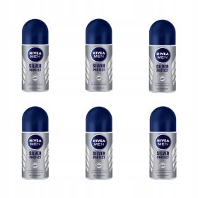   Nivea MEN Silver Protect 6 db 50 ml-es roll-on izzadásgátló