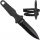 Kés, machete - Kombat Tactical Boot Knife késen a cipő lábán