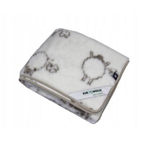   Takaro - Eurowolle gyapjútakaró 160 cm x 200 cm barna árnyalatokban