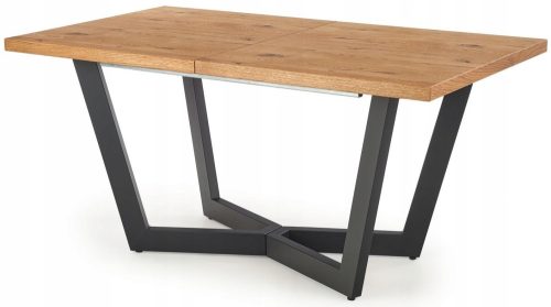  Halmar MASSIVE téglalap alakú kihúzható asztal 160 x 90 x 77 cm natúr tölgy
