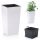  Prosperplast virágcserép 32,5 cm x 32,5 x 61 cm átmérő 35 cm műanyag fehér