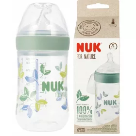  Nuk Nature Sense flakon 741757 fehér 260ml 6-18m