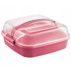  Élelmiszertartó - Domotti Dolce konténer rózsaszín 26x26 cm