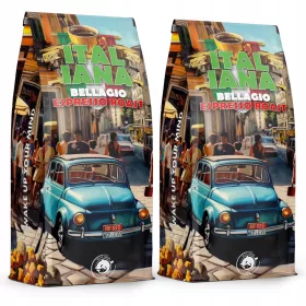   Kávébab Italiana Bellagio sült 2x1kg-świeżo kék orca kávé