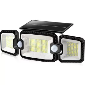    YOOULIT fekete kerti fali lámpa, beépített 2 W LED forrás