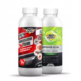    Folyadék csótányok, kullancsok, szúnyogok, lepkék, hangyák, legyek, darazsak, pókok, bolhák, poloskák, ezüsthal ellen No-Pest 2000 ml