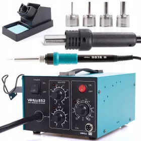   2 az 1-ben forrasztópáka (meleg levegő és hegy) Techrebal 660 W