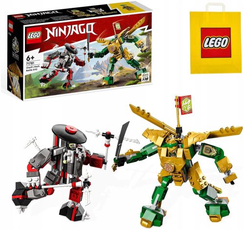  LEGO Ninjago Lloyd's Clash with Mech EVO 71781 + LEGO papírzacskó 001-2021-2022-2023-2024