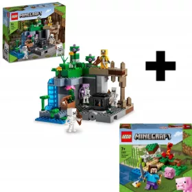    LEGO Minecraft 21189 Skeleton Dungeon + LEGO Minecraft 21177 Creeper's Ambush