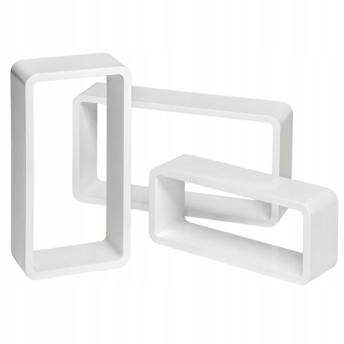  TecTake MDF polc 24 x 10 cm fehér