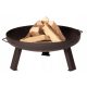  Fire Pit Garden Acél tűzoltótál, feketére festett hegesztett Hoy 75cm