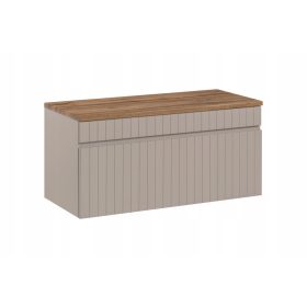    Fürdőszoba szekrény, felfüggesztett vastag fiókos marókkal, kasmír 100 cm