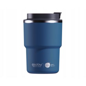   Termosz, hőtároló - Asobu Pick Me Up termikus bögre 0,36 l, kék árnyalatok