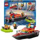  LEGO City 16699951 Járőrtégla tűzoltócsónak