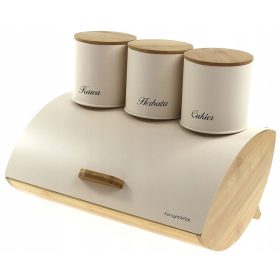   Kenyértartó doboz - Konighoffer Cosmic táskakészlet, krémfa