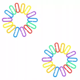    Gyermek C-lánc klipszel C-kampók lánccal klipszel. Madár játékok