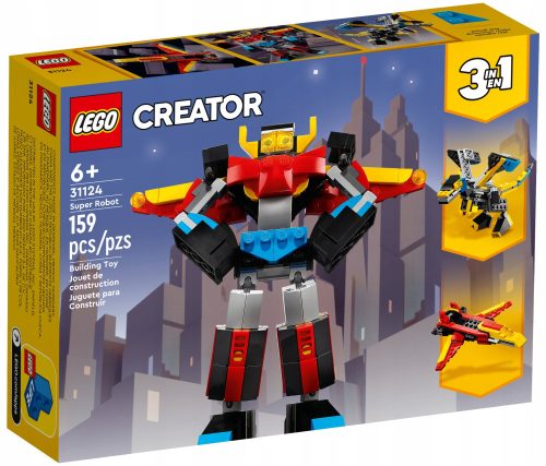  LEGO Creator 326547 LEGO CREATOR 31124 SUPER ROBOT TRANSFORMERS 3IN1