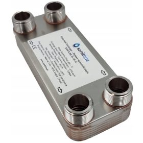  SANITLINE HŐCSERÉLŐ 12 LEMEZ 20kW 4x1"