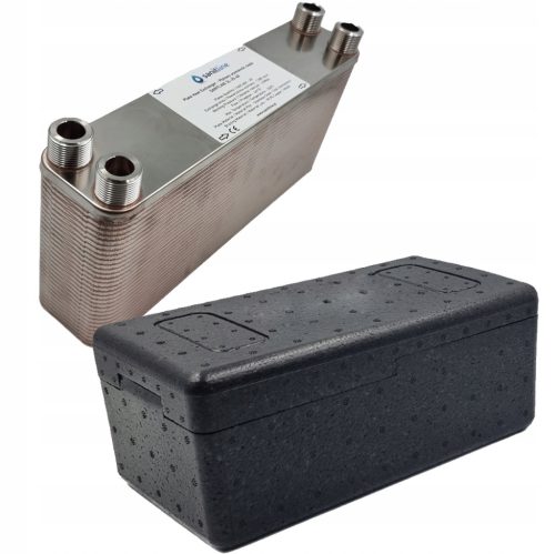  SANITLINE 60 LEMEZ HŐCSERÉLŐ 65kW 3/4" + HŐSZIGETELÉS