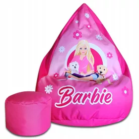   Pouf Pouf Pouf táska xxl futball sako ifjúság 76x102 Barbie lányok rózsák