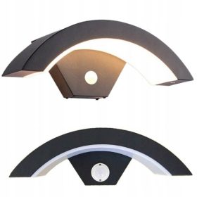   Homlokzati kerti lámpa - ALUMÍNIUM FALI LÁMPA ALKOKTATÁS ÉS MOZGÁSÉRZÉKELŐVEL