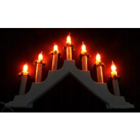  Műanyag gyertyatartó Adventi gyertyatartó 30 cm