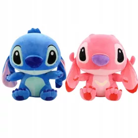    KrakJet Lilo és Stitch kabalája kék 35 cm + NAGY STICH ÉS LILO KÖLCSÖLŐ MACSKÓ 35 cm