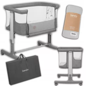    Kihúzható ágy + bölcső 3 az 1-ben Lionelo Aurora + pelenkás BAMBOO TAkaró LIONELO BAMBOO pelenka