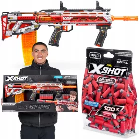    X-SHOT LONGSHOT PRO SKINS 36600 + X-SHOT RÖVID NYÍL 100 DB. 36601