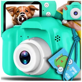    Gyerekkamera Nyári vakáció Gyerekkamera Summer Vacation Color Green 5 Mpx kék árnyalat