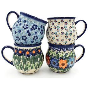   Bögre - Bögre Ceramika Artystyczna Beata Woźniak SET Q.502 x 4 kerámia 375 ml