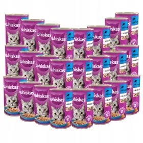    WHISKAS TONHAL 24x400g Whiskas Nedves Macskaeledel konzerv 9,6kg