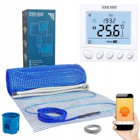   Fűtőszőnyeg csempe alatt - 180W/m² - SET 4m² + WiFi vezérlő