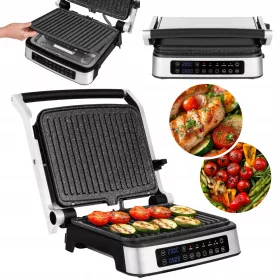  Zeegma Chef 2100W ezüst elektromos kontaktgrill