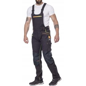   Ardon hosszú munkanadrág ARDON CREATRON Dungarees - fekete-neon, 48-as méret