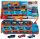  Mattel Hot Wheels City versenypálya 2 az 1-ben versenyszállító + szabadtéri játékok gyermekeddel AA