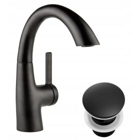 Valvex Svan Black padlón álló mosdócsap, fekete