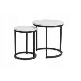    Signal HOLABMAC dohányzóasztal kerek 45 x 45 x 48 cm fehér