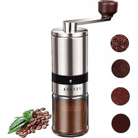   Konyhai daráló - KÉZI KÁVÉdaráló 6 DURVA ÉS FINOM BEÁLLÍTÁSSAL