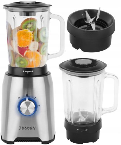  Transa Electronics BT-19 1600 W-os turmixgép, ezüst/szürke