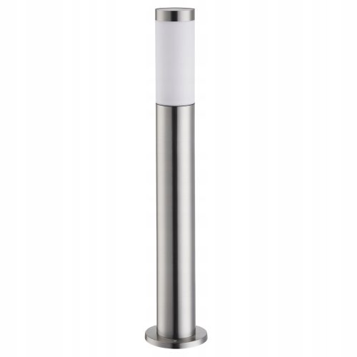 Világító poszt - Kerek SuperLED E27 világítóoszlop, 65 cm, ezüst