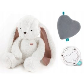    Zúgó mackó nyúl alvó, ekrü rózsaszín, 5 az 1-ben mechanizmus, Szumisie lámpa