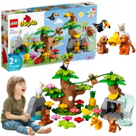  LEGO Duplo 10973 Dél-Amerika vadon élő állatai + ELEKTRONIKUS KARÁCSONYI KÁRTYA AJÁNDÉKBA